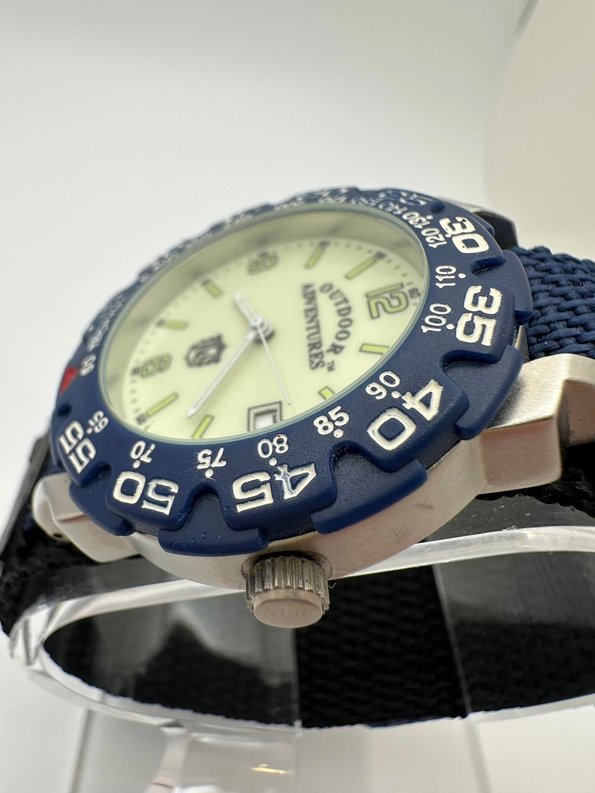 Field & Stream Outdoor Adventures Men’s Watch – 39mm, Luminous Dial, New Battery