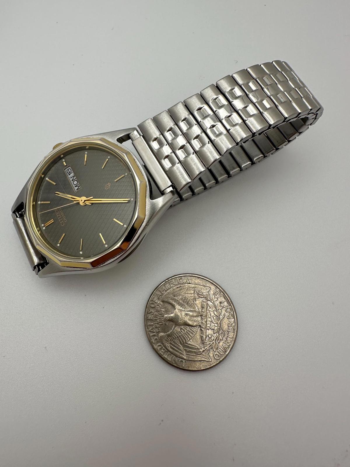 Citizen Quartz Men’s Watch – 36mm Two-Tone Stainless Steel