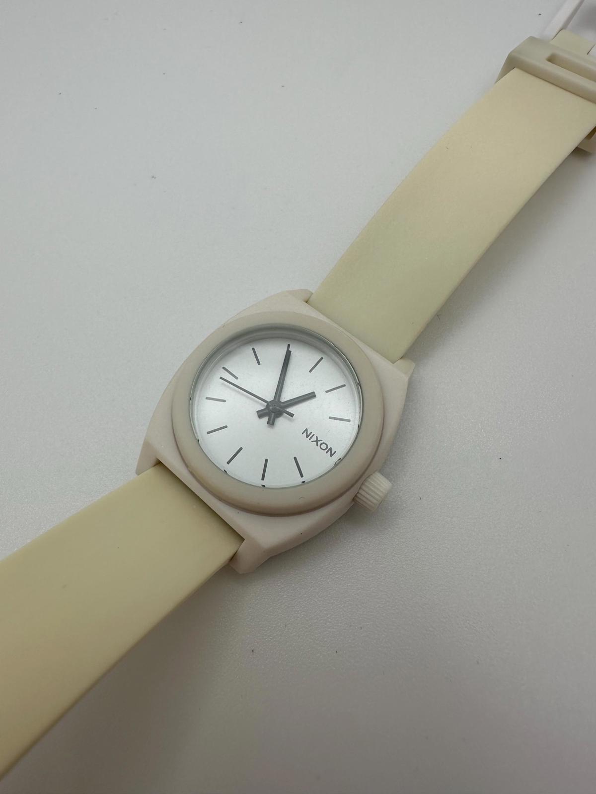 Nixon Small Time Teller P Cream Women’s Watch – Fresh Battery