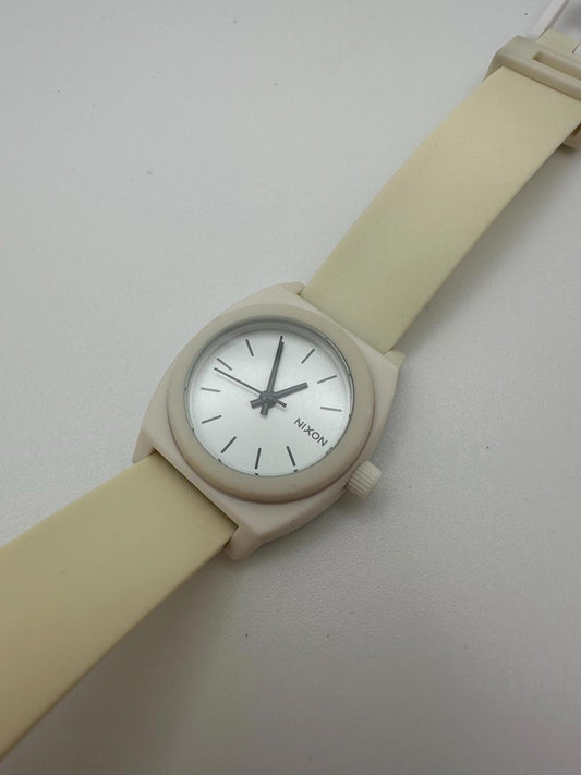 Nixon Small Time Teller P Cream Women’s Watch – Fresh Battery