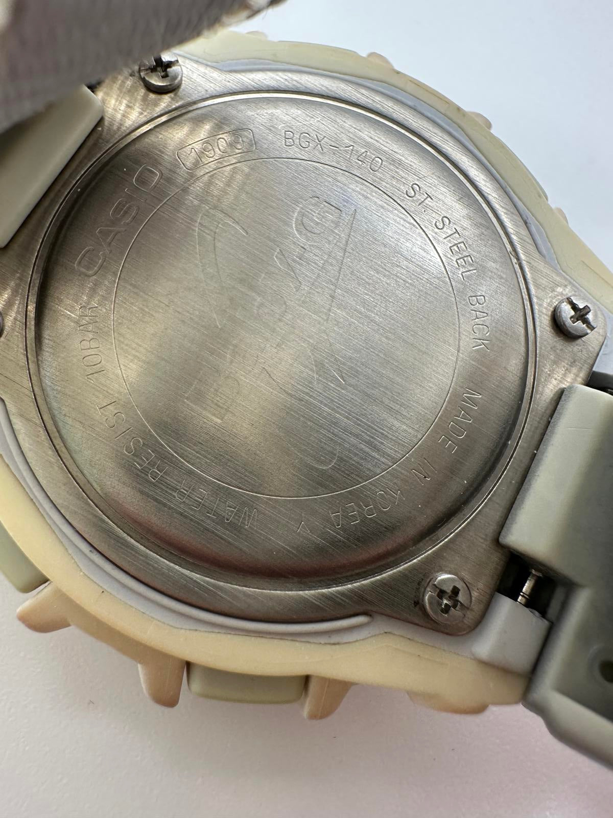 2000s Casio Baby-G 42mm Digital Watch, Shock Resistant, Y2K Style, Fresh Battery