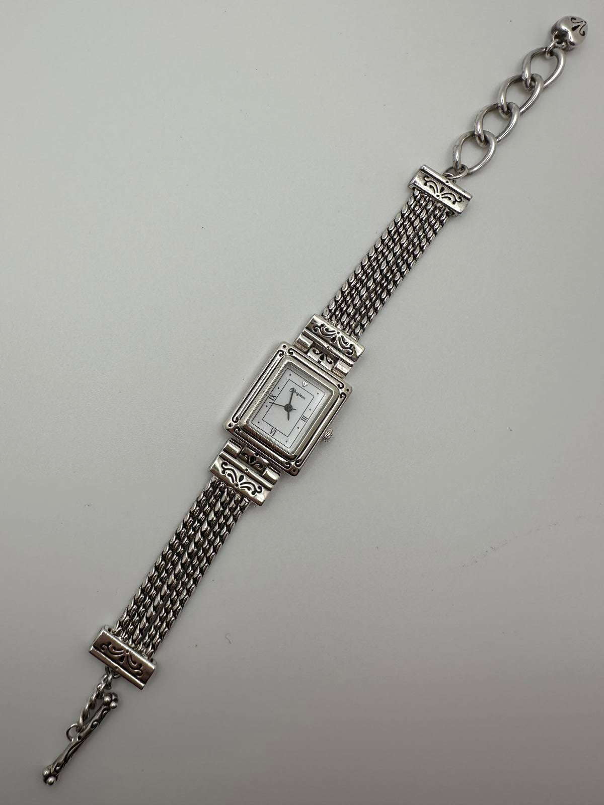 Brighton Tivoli Women’s Watch – Silver Tone Bracelet – New Battery – 21mm