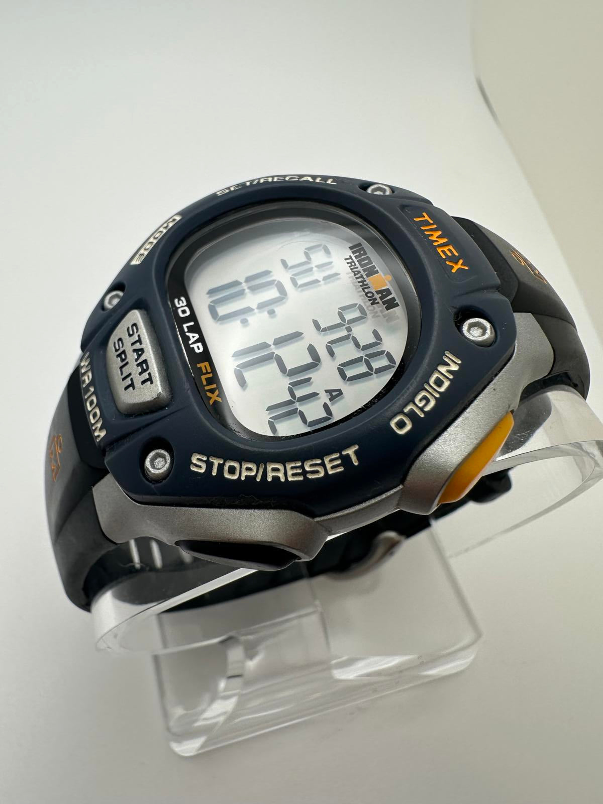 Timex Ironman Triathlon 30-Lap Digital Watch – 100M WR, Indiglo, Fresh Battery