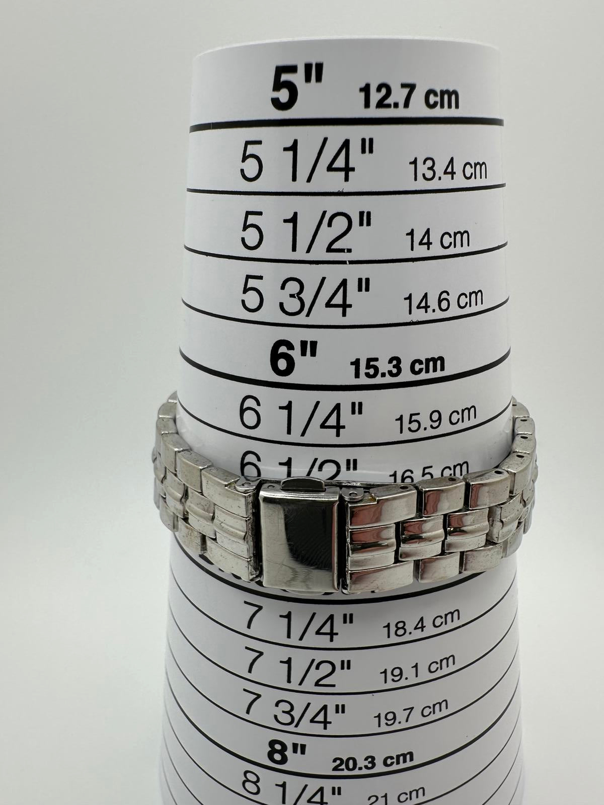 Eclipse Women’s Silver Watch 30mm – Fresh Battery, Date Window, Runs Great