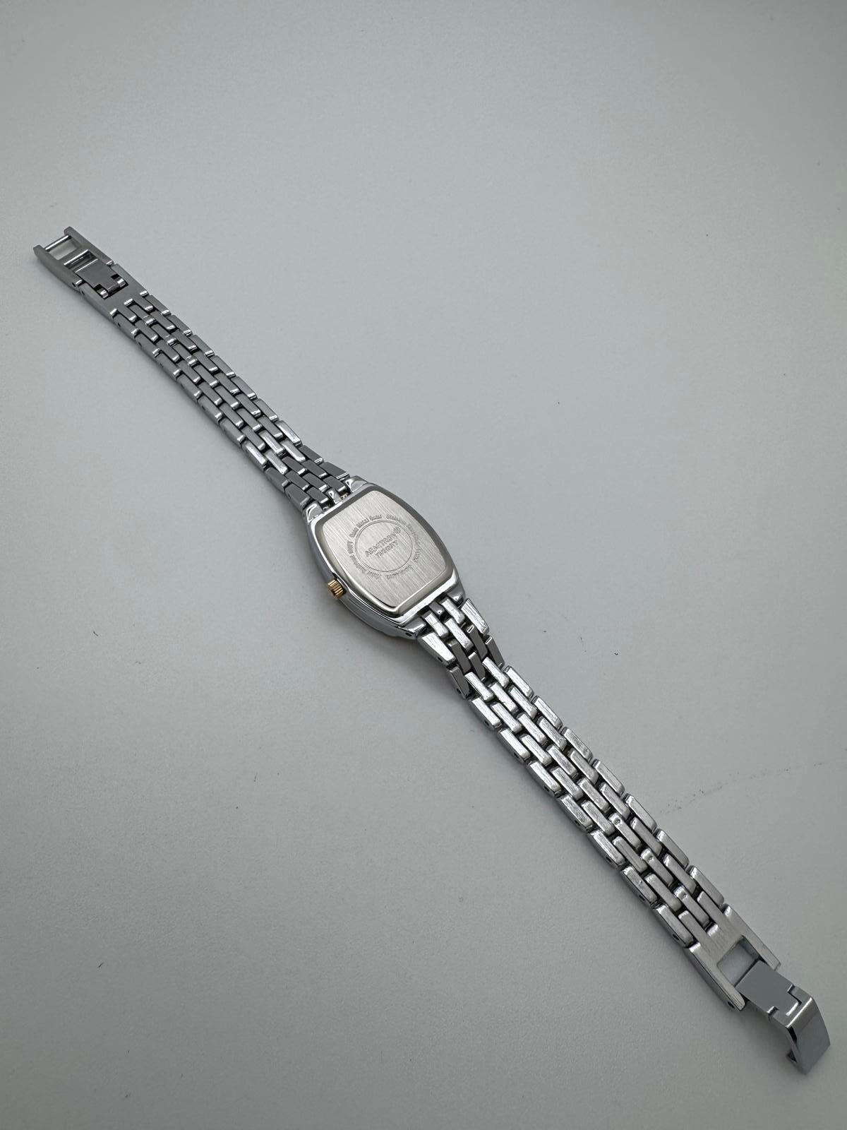 Armitron Women’s Diamond Accent Watch – 20mm Two-Tone Silver Gold Dress Quartz