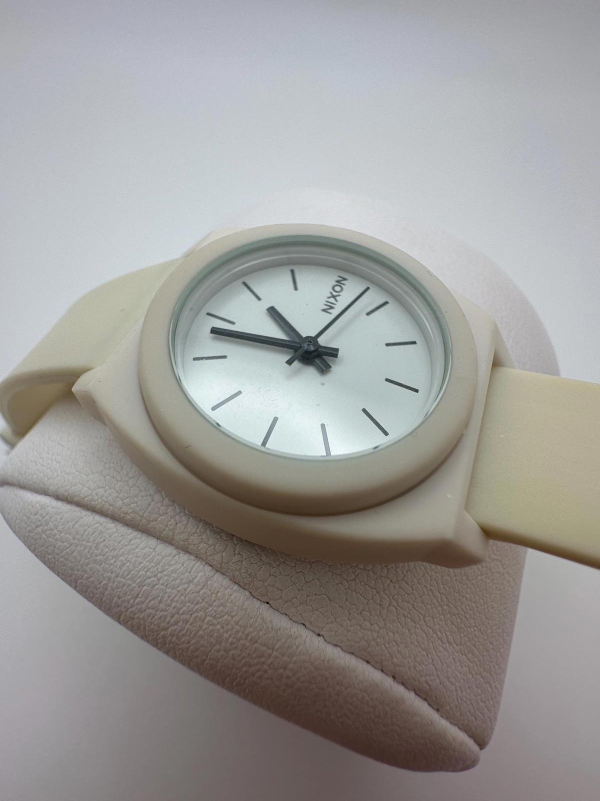 Nixon Small Time Teller P Cream Women’s Watch – Fresh Battery