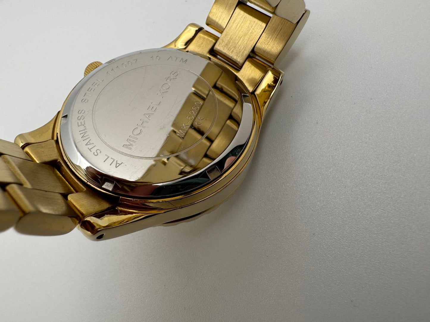 Michael Kors MK-5260 Gold Quartz Watch 44 mm Men’s Unisex | Fresh Battery