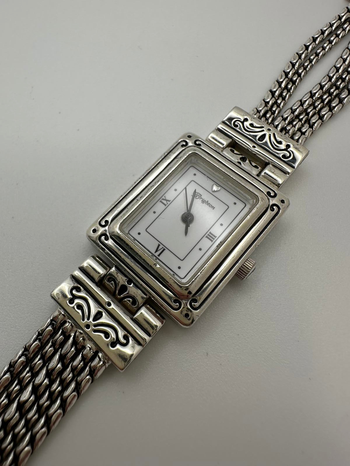 Brighton Tivoli Women’s Watch – Silver Tone Bracelet – New Battery – 21mm