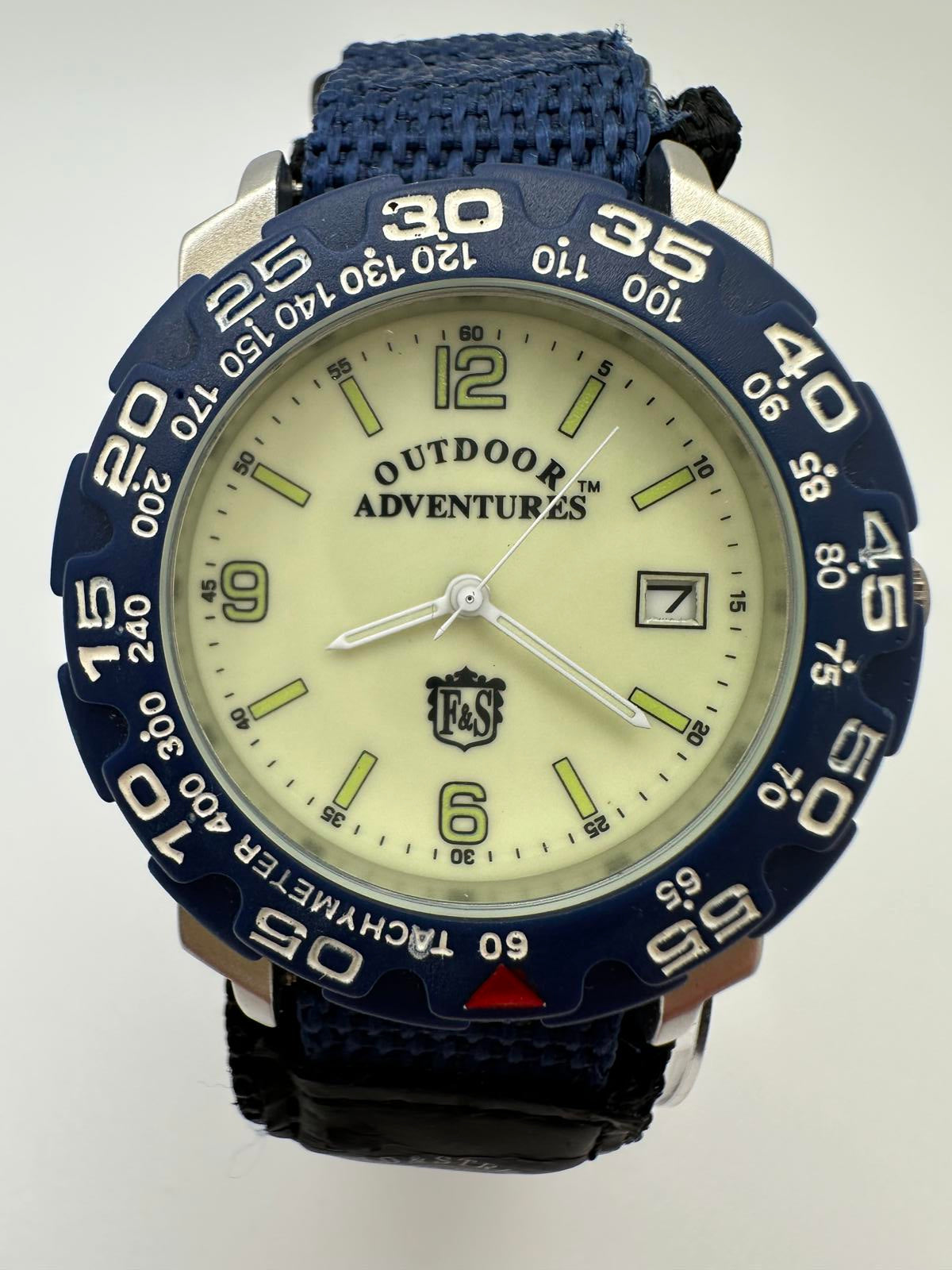 Field & Stream Outdoor Adventures Men’s Watch – 39mm, Luminous Dial, New Battery