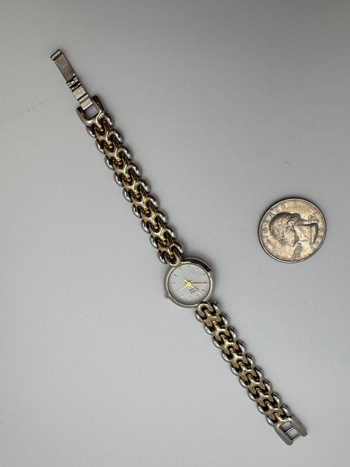 Caravelle by Bulova Women’s Two-Tone Quartz Watch 20mm – Fresh Battery