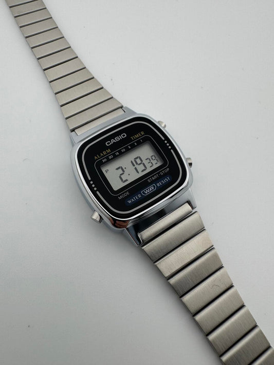 Casio LA670W Women Digital Watch Stainless Steel Vintage Style