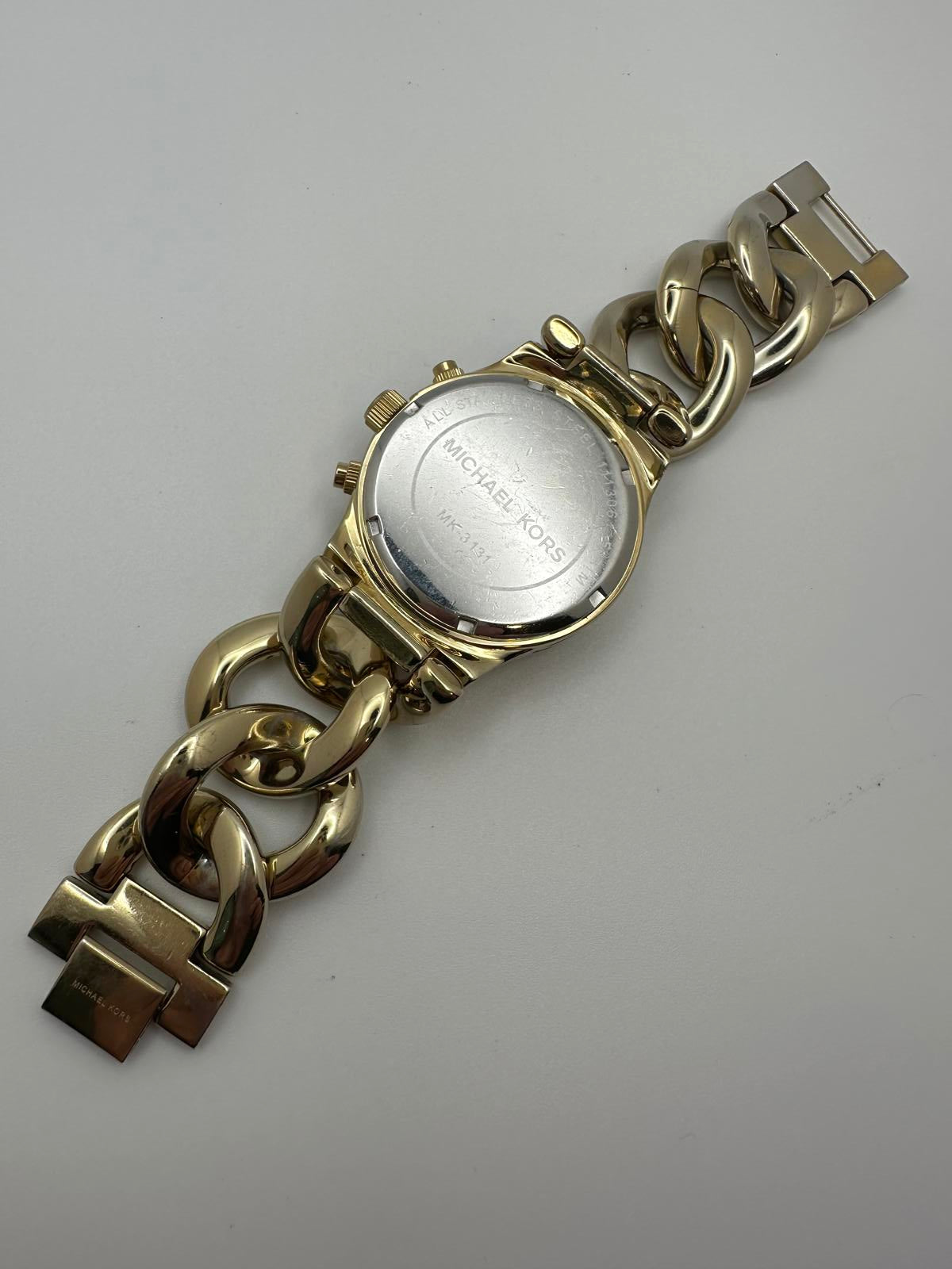 Michael Kors MK3131 Camille Chronograph Gold Tone 38mm Women’s Oversized Watch