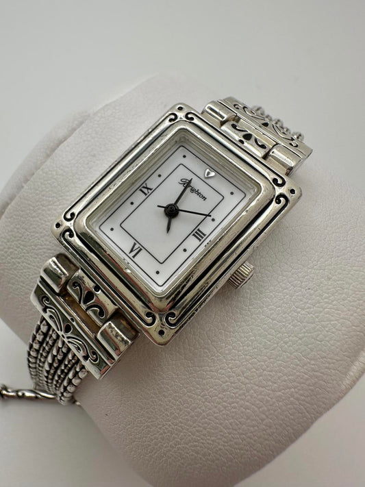 Brighton Tivoli Women’s Watch – Silver Tone Bracelet – New Battery – 21mm
