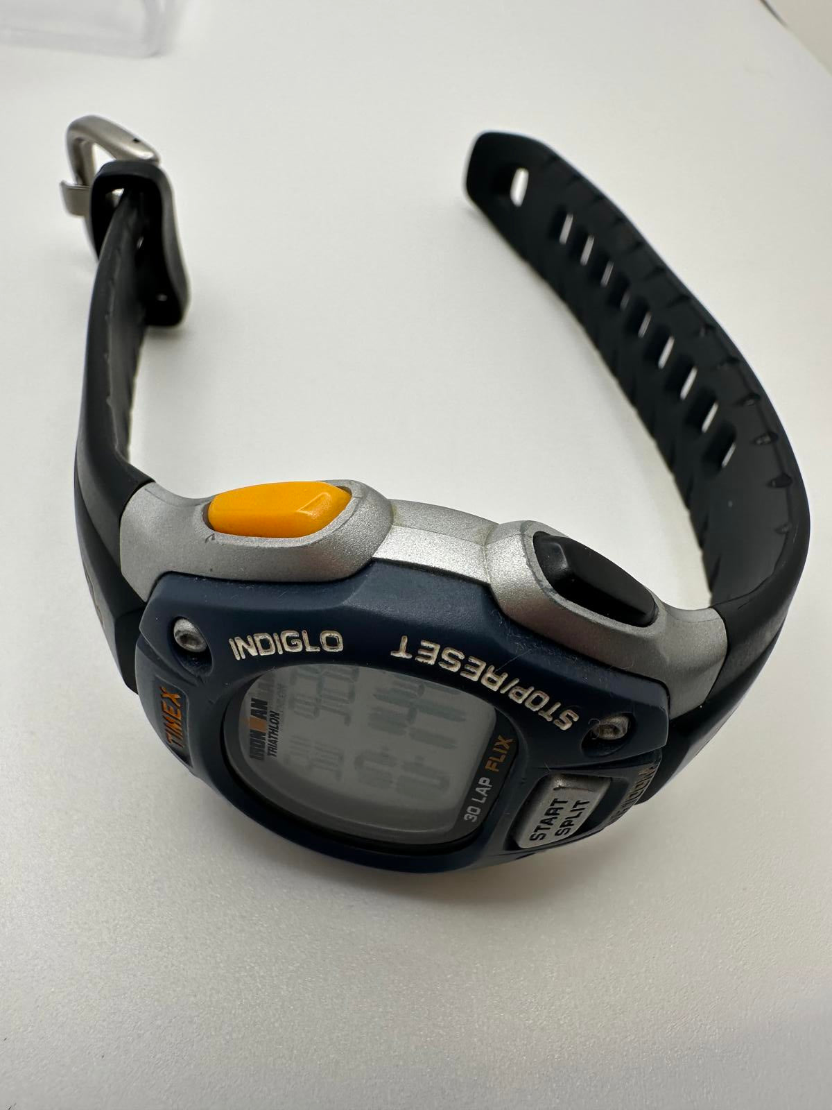 Timex Ironman Triathlon 30-Lap Digital Watch – 100M WR, Indiglo, Fresh Battery