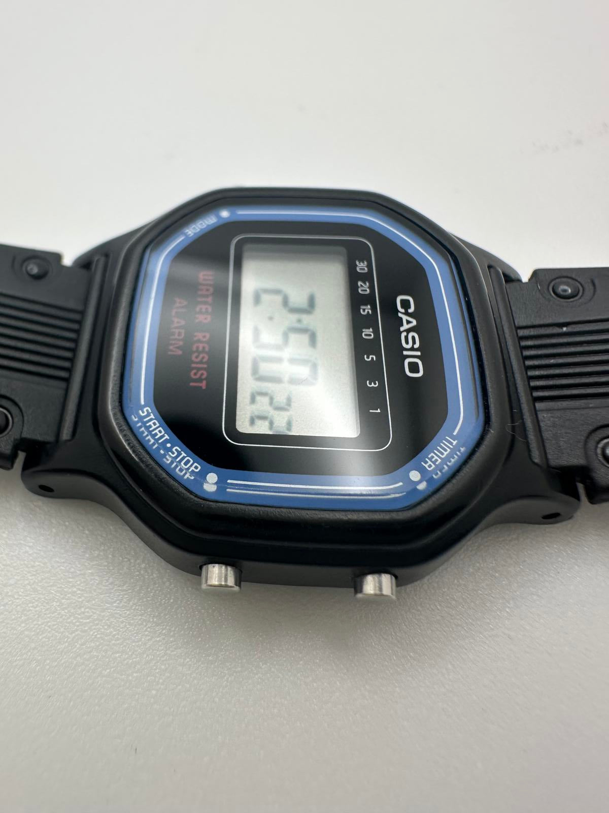 Casio LA-11W Women’s Digital Watch – 25mm Black Resin, Fresh Battery