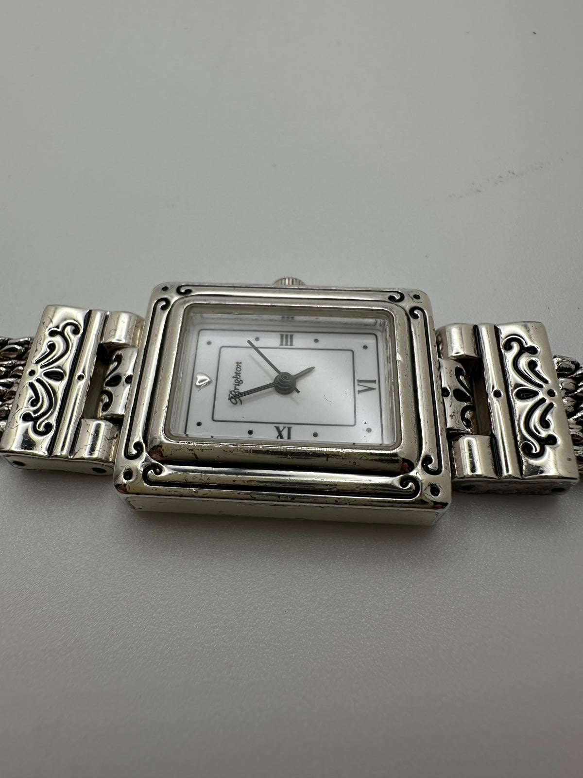 Brighton Tivoli Women’s Watch – Silver Tone Bracelet – New Battery – 21mm