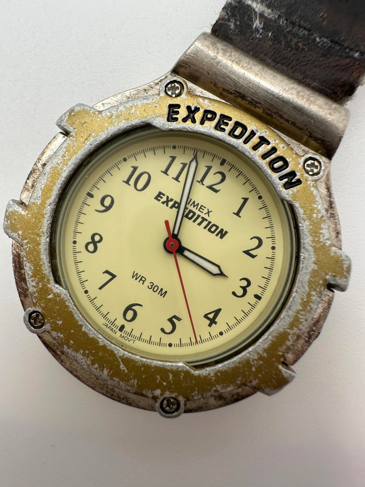 Timex Expedition Clip-On Field Watch – 38mm, New Battery, Worn but Working