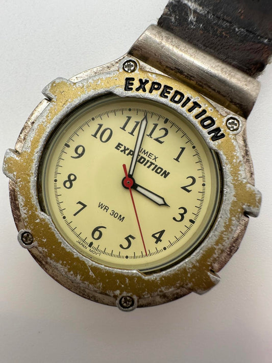 Timex Expedition Clip-On Field Watch – 38mm, New Battery, Worn but Working