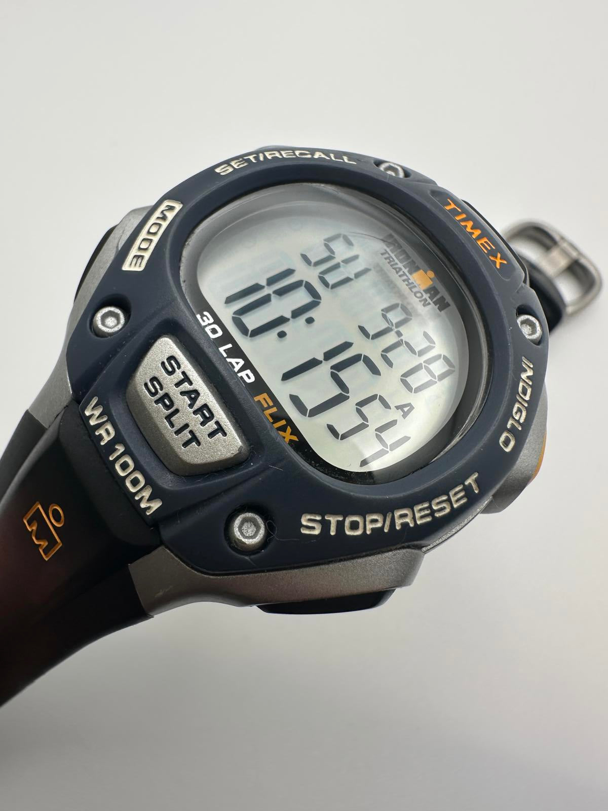 Timex Ironman Triathlon 30-Lap Digital Watch – 100M WR, Indiglo, Fresh Battery