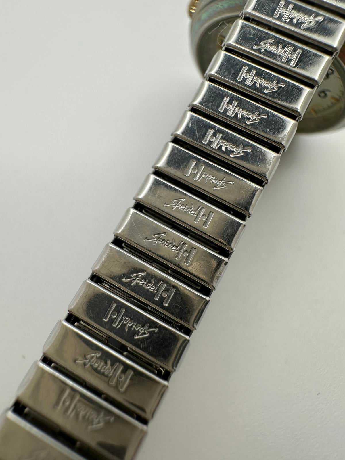 Vintage Sharp Women’s Quartz Watch 27mm Two-Tone Day Date Spanish/Eng