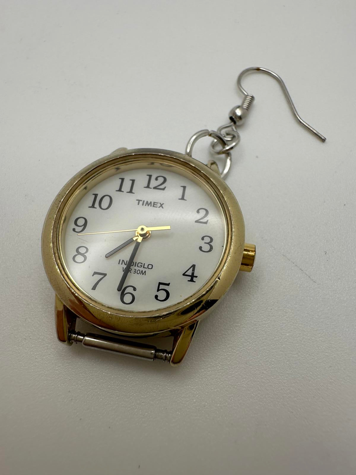 Timex Women’s 27mm Indiglo Watch Head – Gold Tone, Easy-Read Dial, Fresh Battery