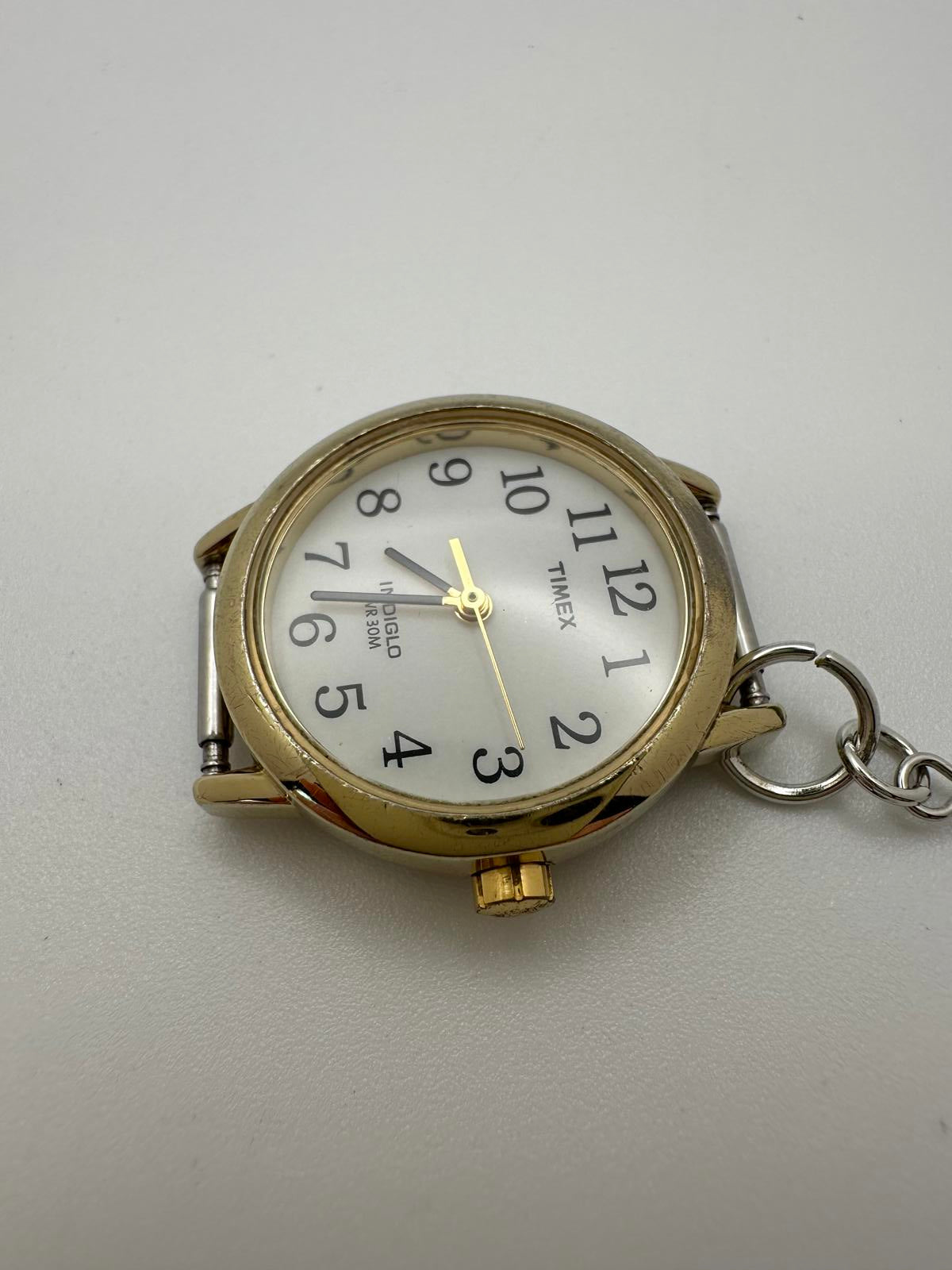 Timex Women’s 27mm Indiglo Watch Head – Gold Tone, Easy-Read Dial, Fresh Battery