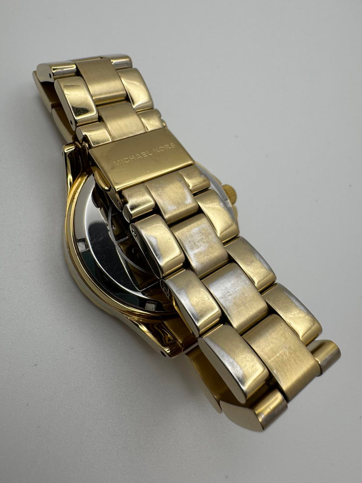 Michael Kors MK-5260 Gold Quartz Watch 44 mm Men’s Unisex | Fresh Battery