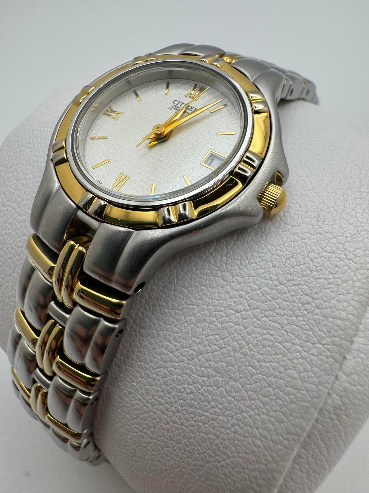 Citizen Elegance Women’s Two-Tone Quartz Watch – 23mm, Date, Fresh Battery