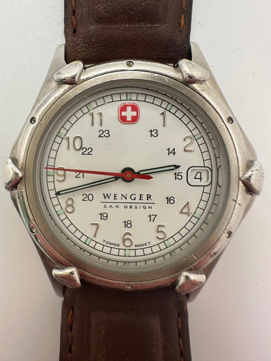 Wenger S.A.K. Design Swiss Made Watch – 35mm, Fresh Battery
