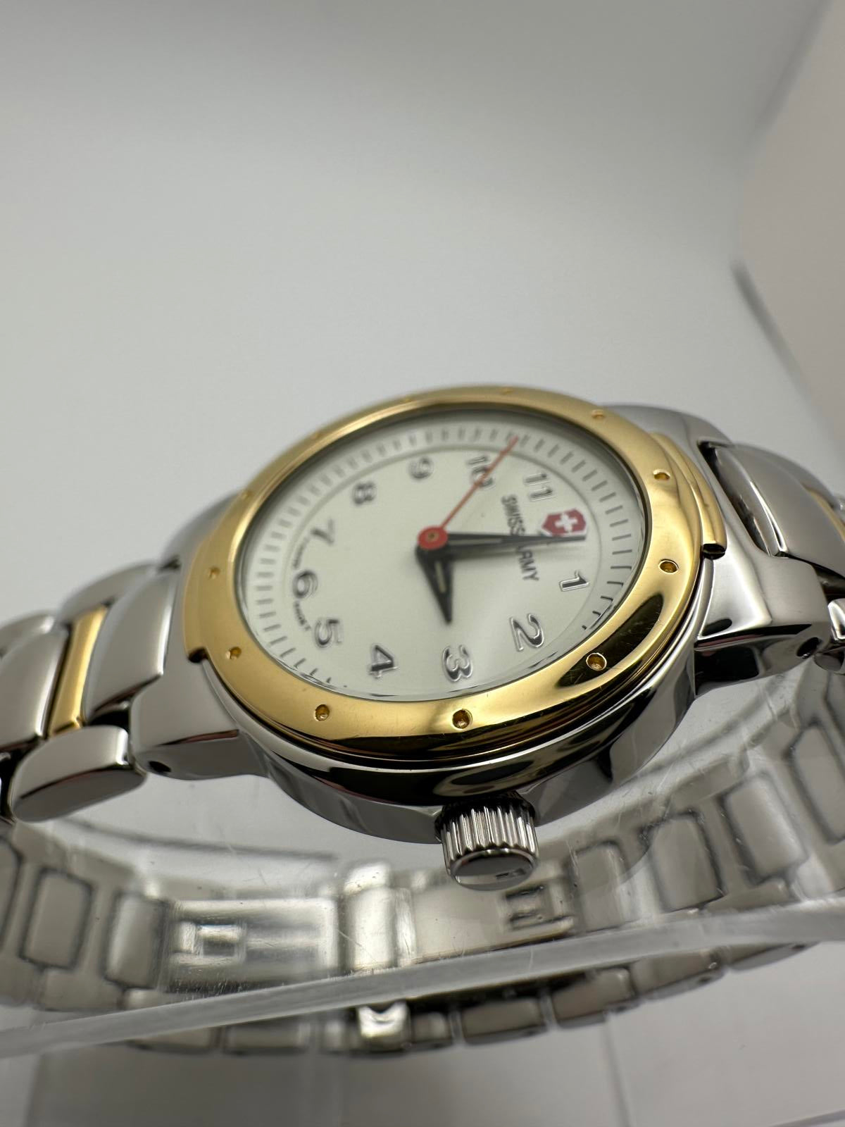 Swiss Army Women’s Two-Tone Quartz Watch 26mm – Swiss Made, Fresh Battery