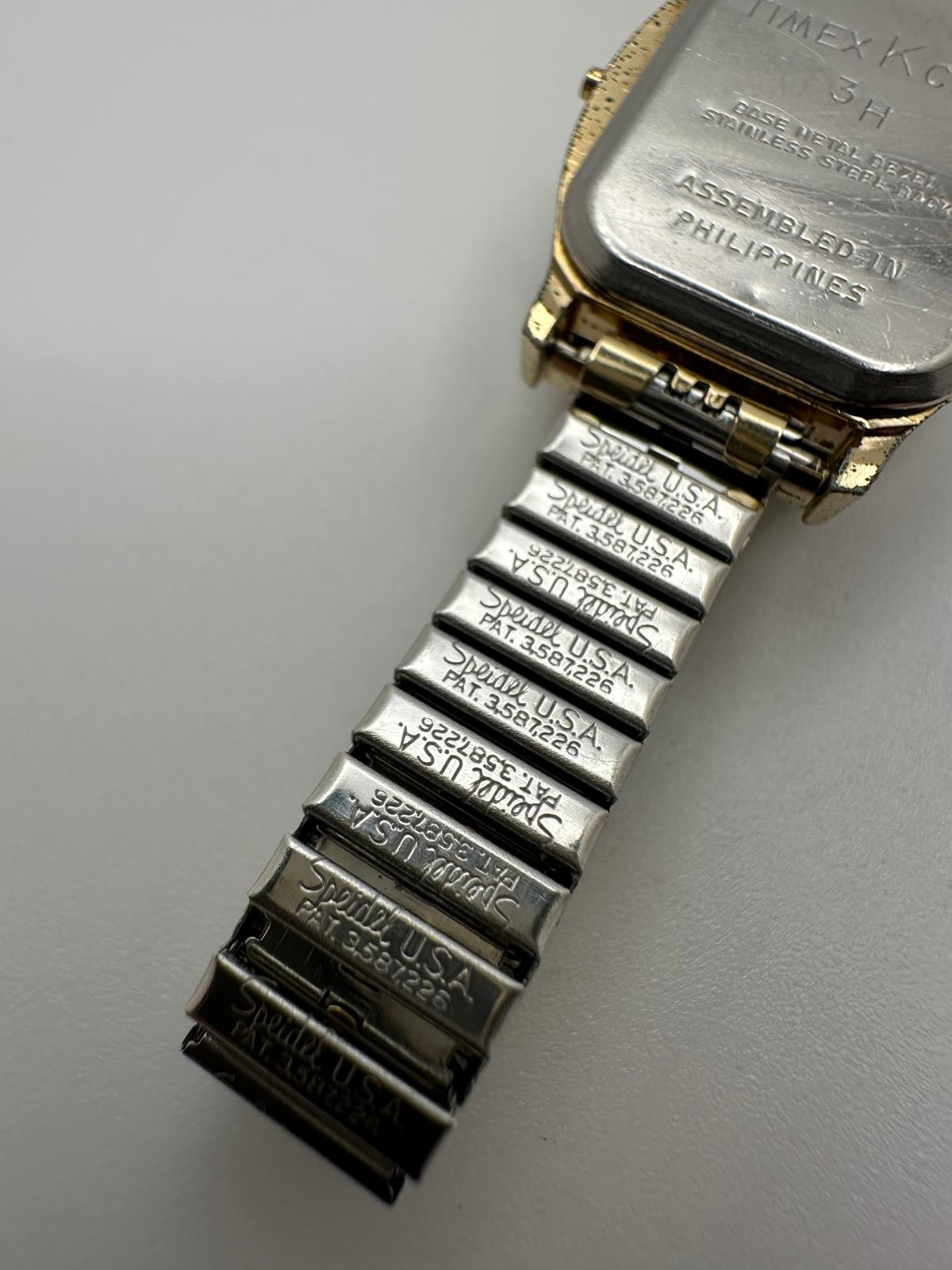 Vintage Timex Gold Digital Watch – New Battery, Works, Retro Style