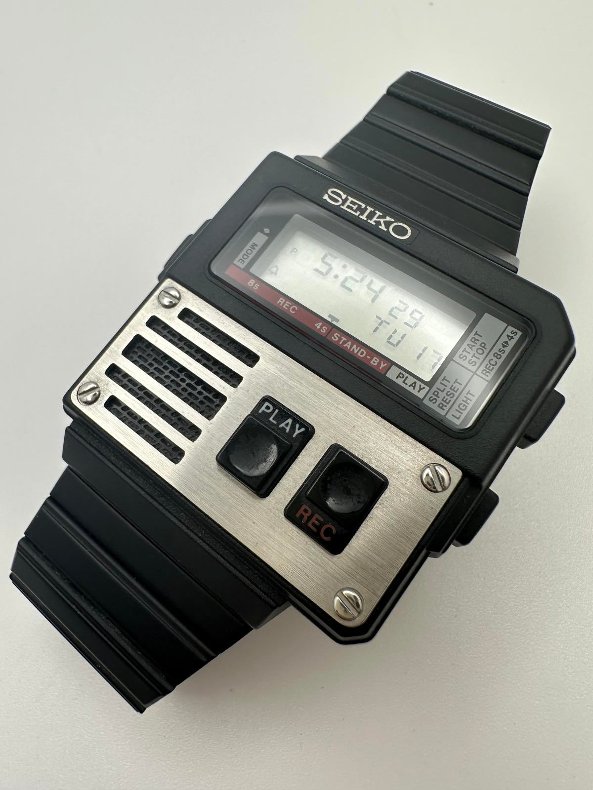 Seiko M516-4009 Voice Note Watch 1980s “Ghostbusters” Collector-Grade