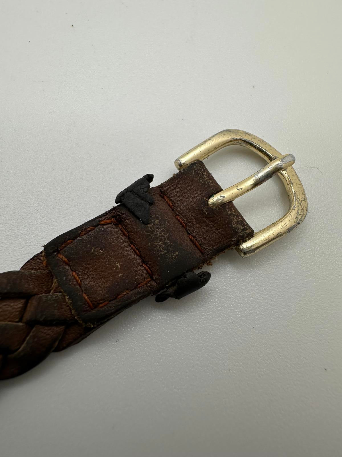 Vintage Lorus Disney Mickey & Minnie Musical Quartz Watch Gold Tone Love Dial