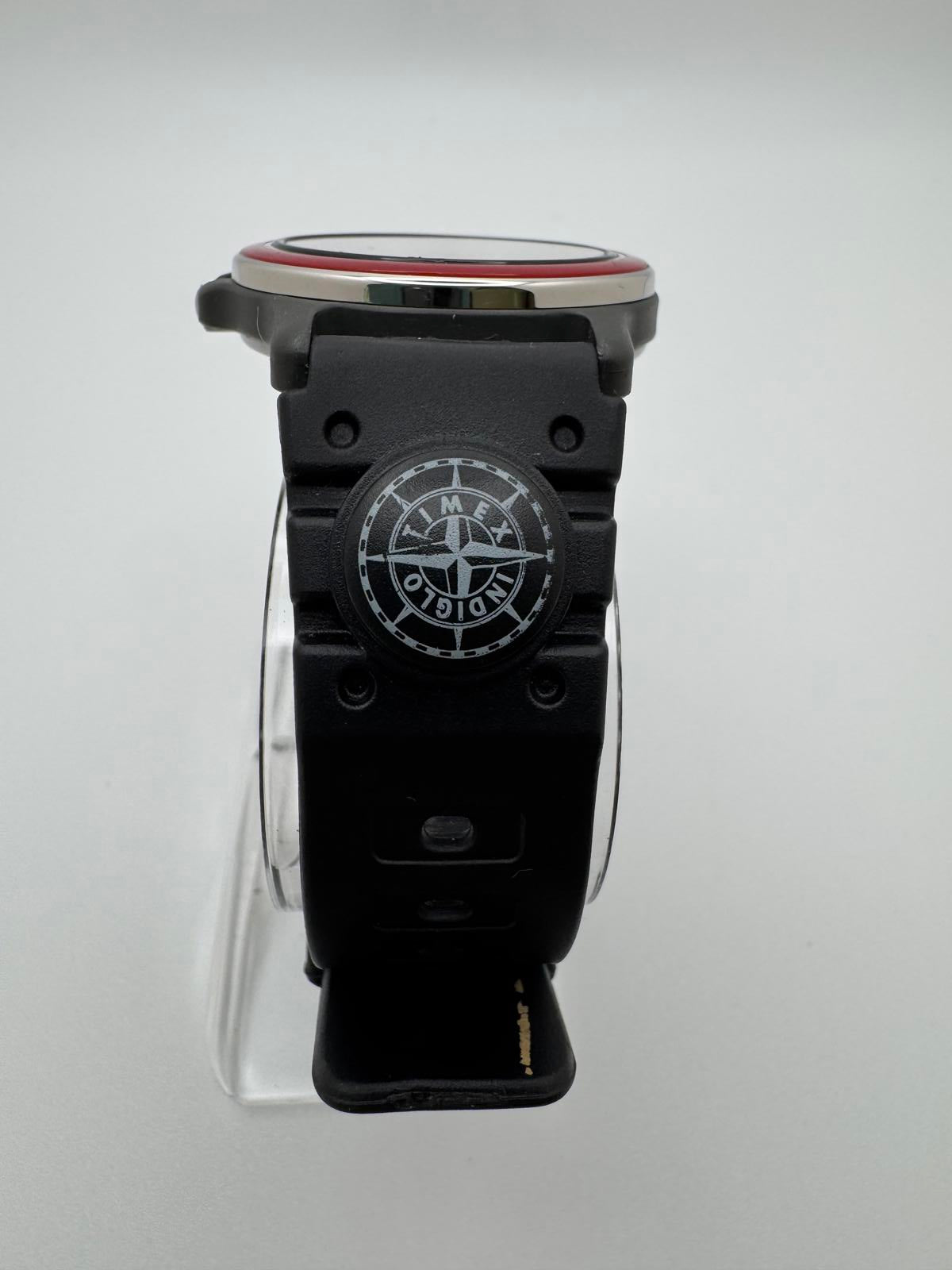 Swiss Army Brand Watch 36mm – White Dial, Date, Timex Indiglo Compass Band