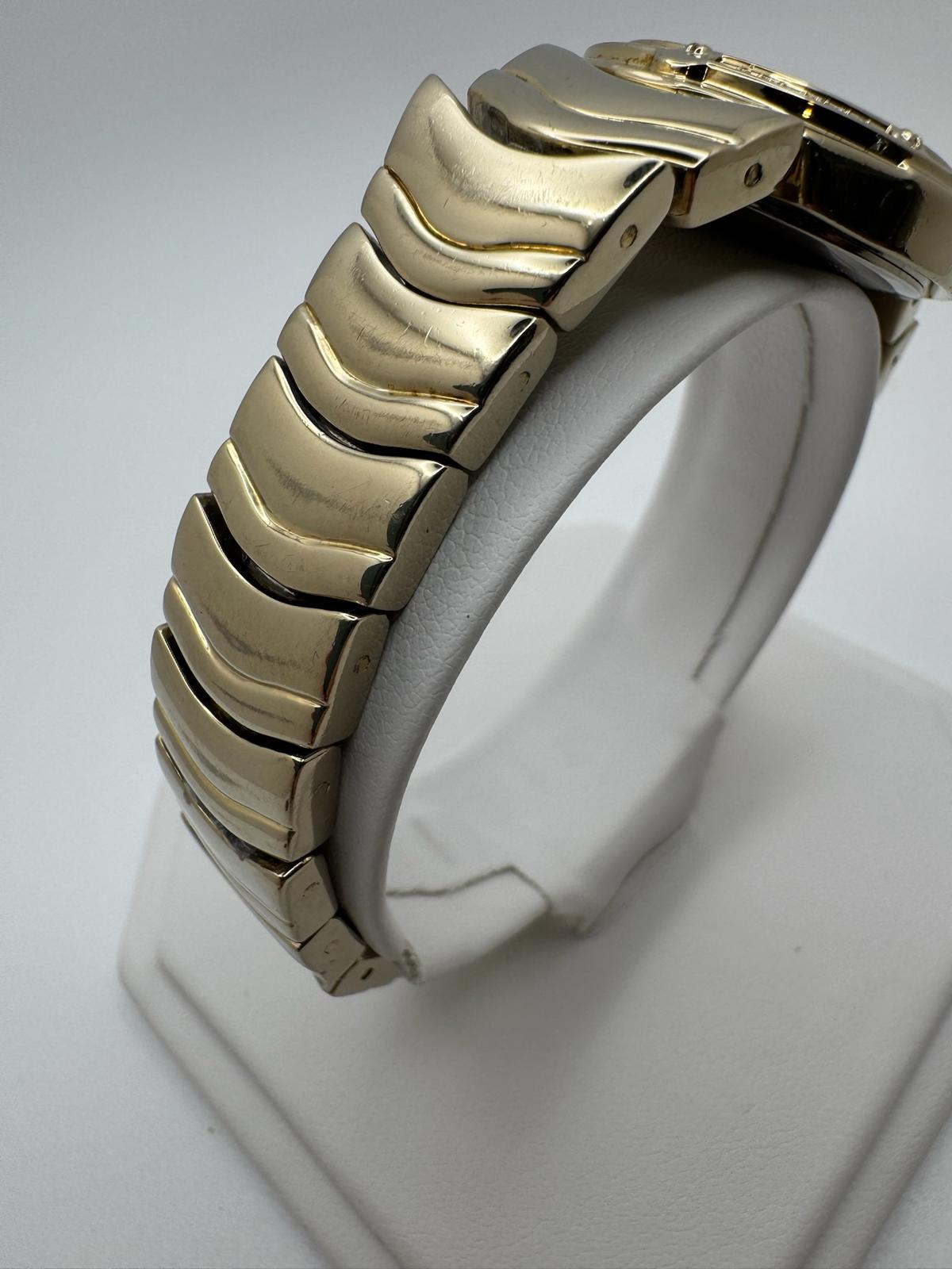 Armitron Gold Watch | Crystal Bezel, 28mm, New Battery
