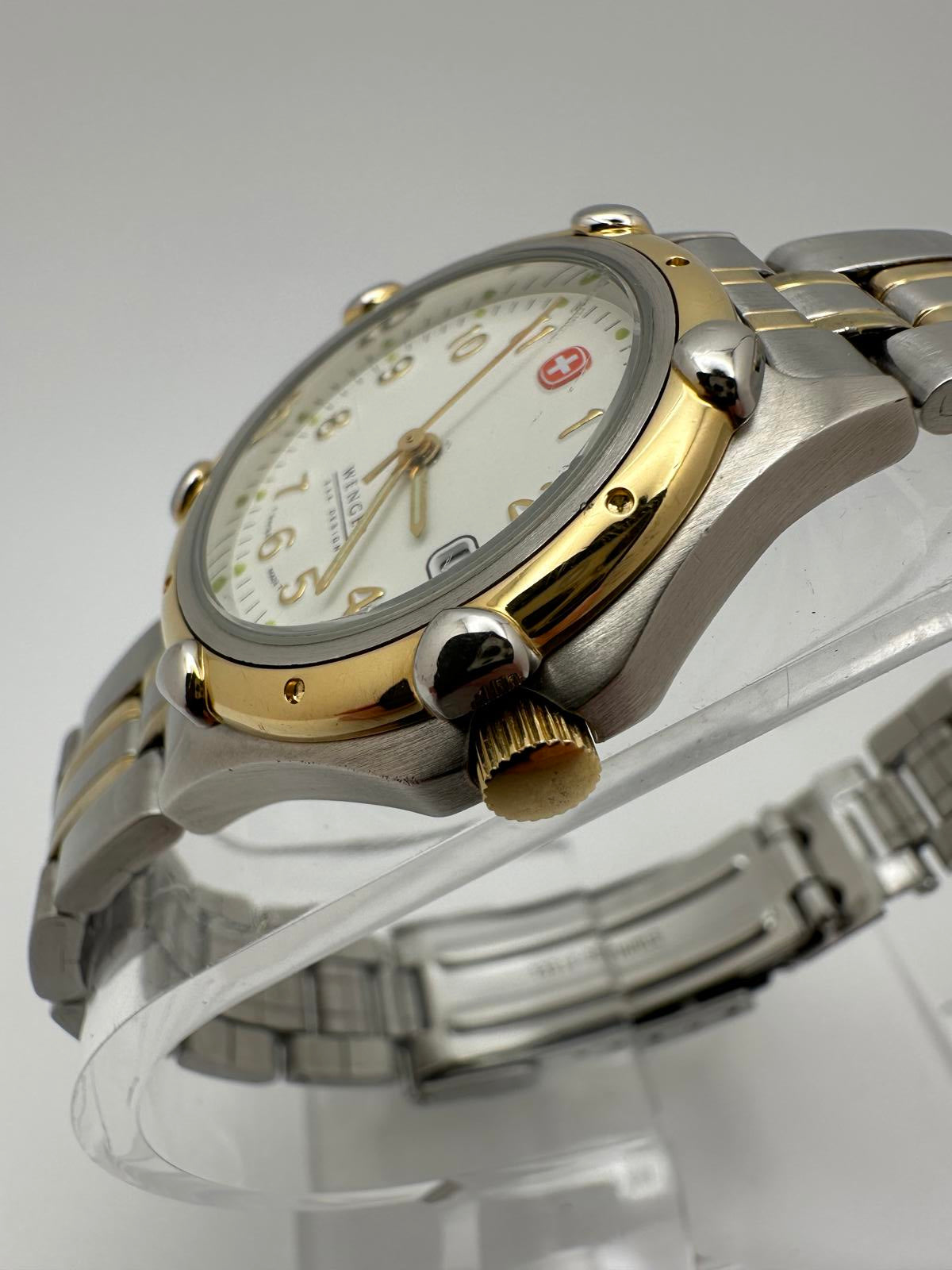 Wenger S.A.K. Design Women’s 32mm Two Tone Watch Swiss Made 100M New Battery