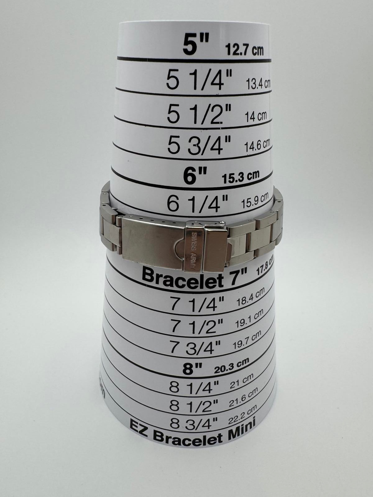 Vintage Swiss Army Stainless Steel Women’s Quartz Watch 31mm White Dial Date