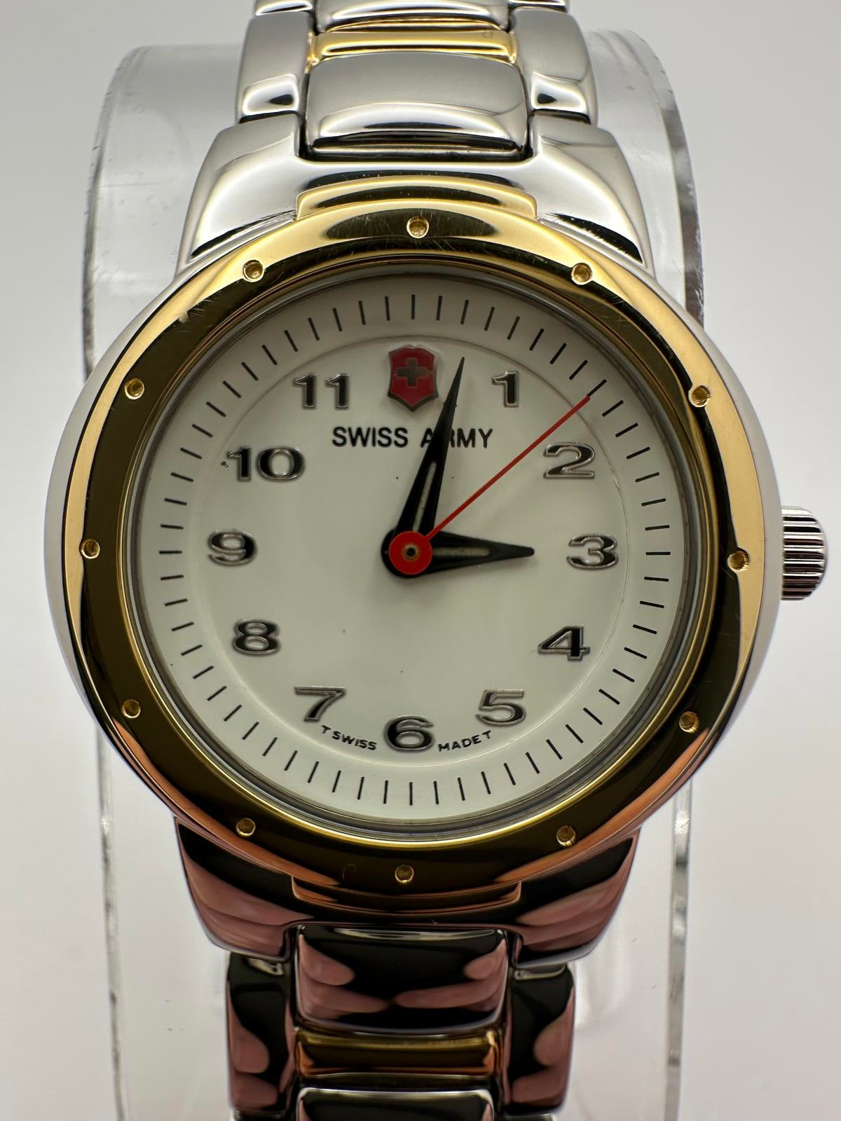 Swiss Army Women’s Two-Tone Quartz Watch 26mm – Swiss Made, Fresh Battery