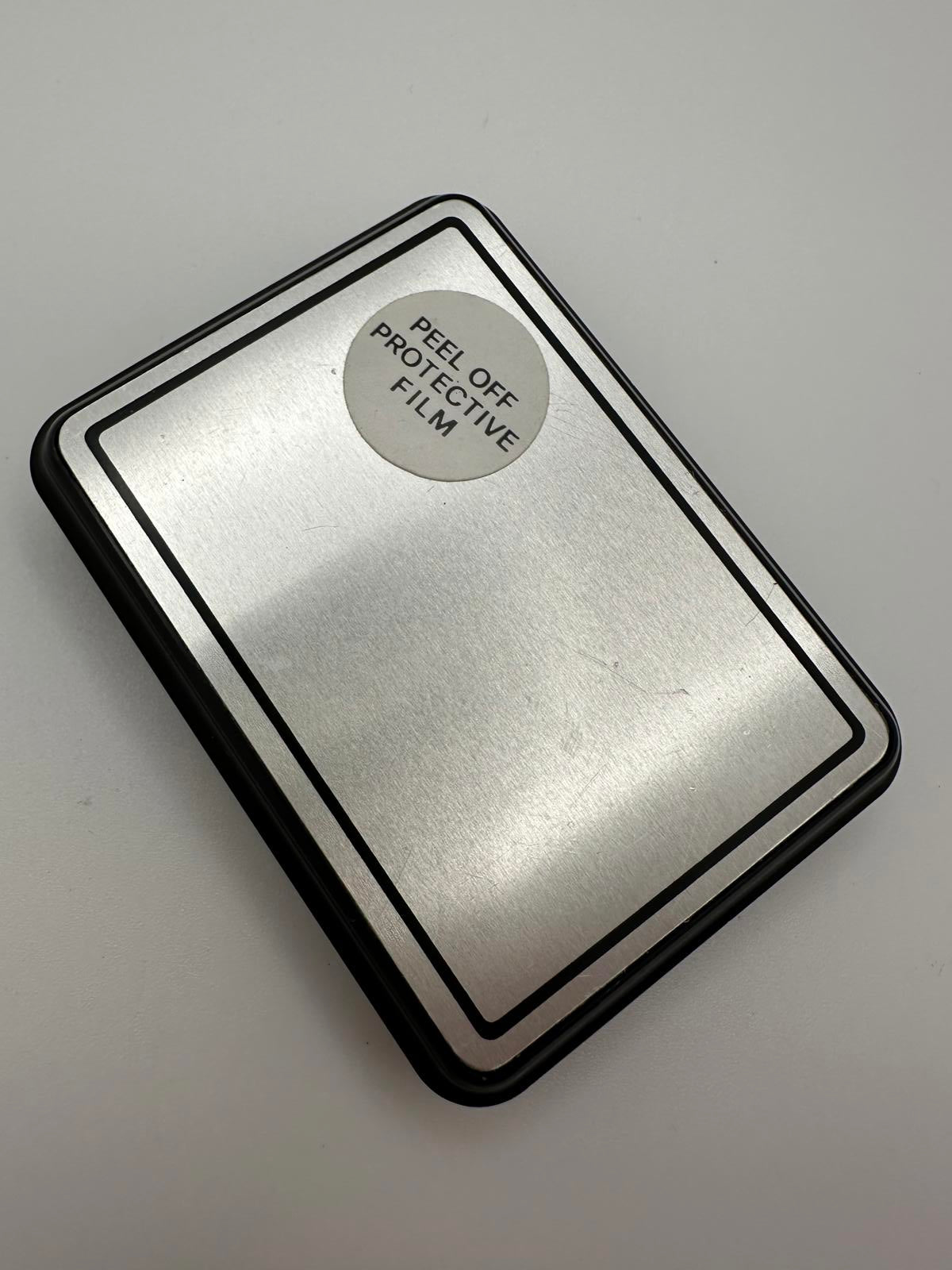 Vintage Westclox Quartz Digital Travel Alarm Clock Black Silver 1980s