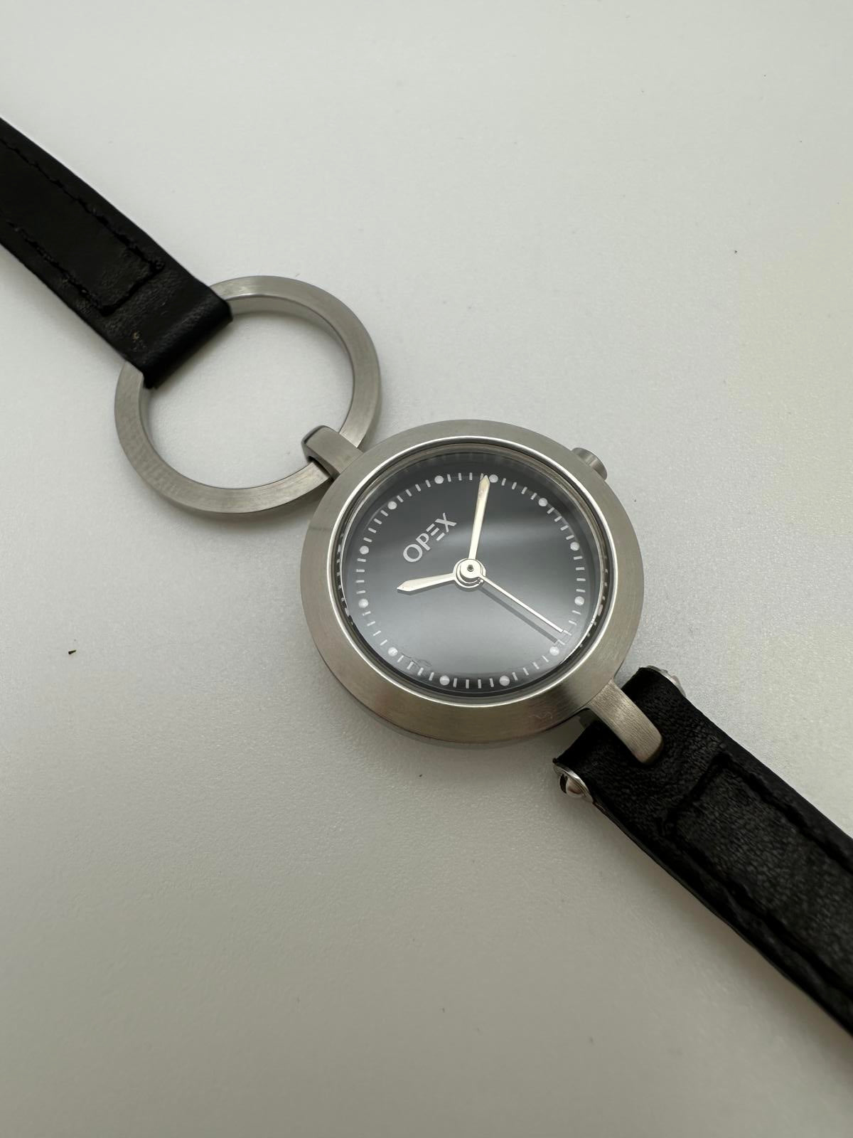 Opex Women’s 22mm Quartz Watch Black Dial Minimalist Stainless Steel