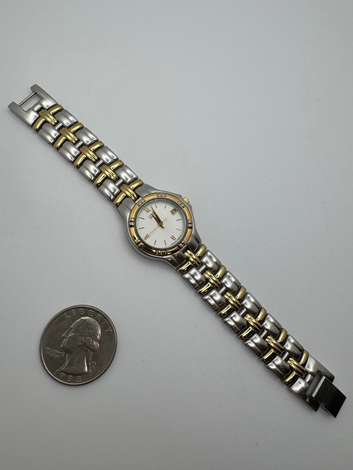 Citizen Elegance Women’s Two-Tone Quartz Watch – 23mm, Date, Fresh Battery
