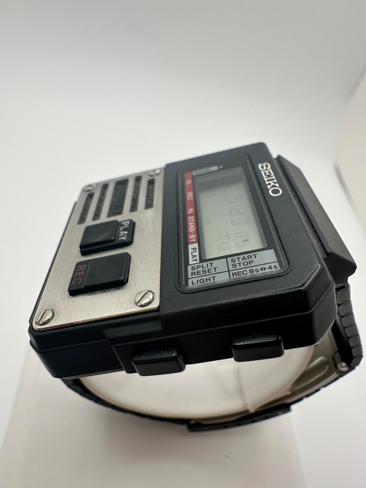 Seiko M516-4009 Voice Note Watch 1980s “Ghostbusters” Collector-Grade