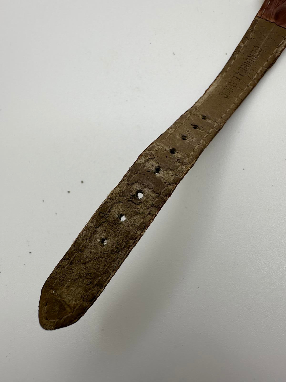 Vintage Annex Rectangular Gold Tone Women’s Watch Fresh Battery 18mm