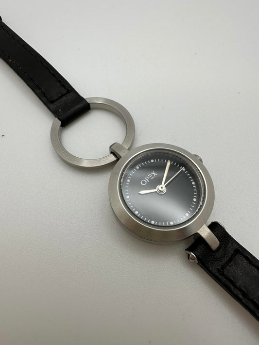 Opex Women’s 22mm Quartz Watch Black Dial Minimalist Stainless Steel