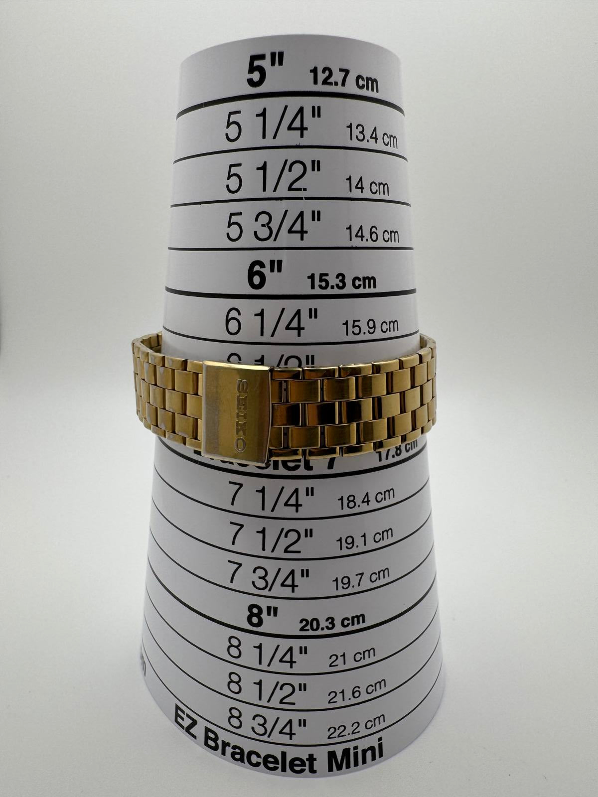 1990s Seiko Quartz Men’s Watch – Gold Tone Day Date 35mm Japan Vintage