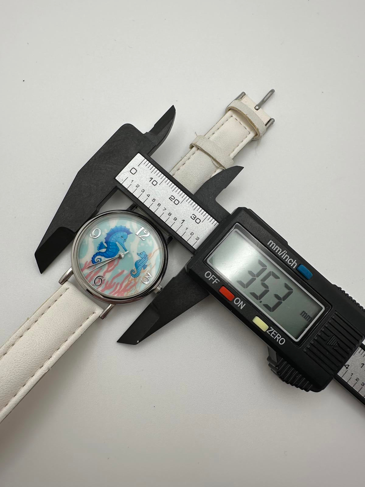 BWC Contemporary 35mm Seahorse Dial Watch Excellent Condition | Hole Watch Co.