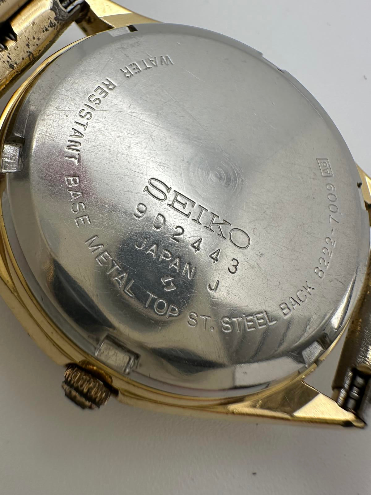 Seiko Quartz Men’s Watch – 1970s/80s – Distressed Vintage Style – New Battery