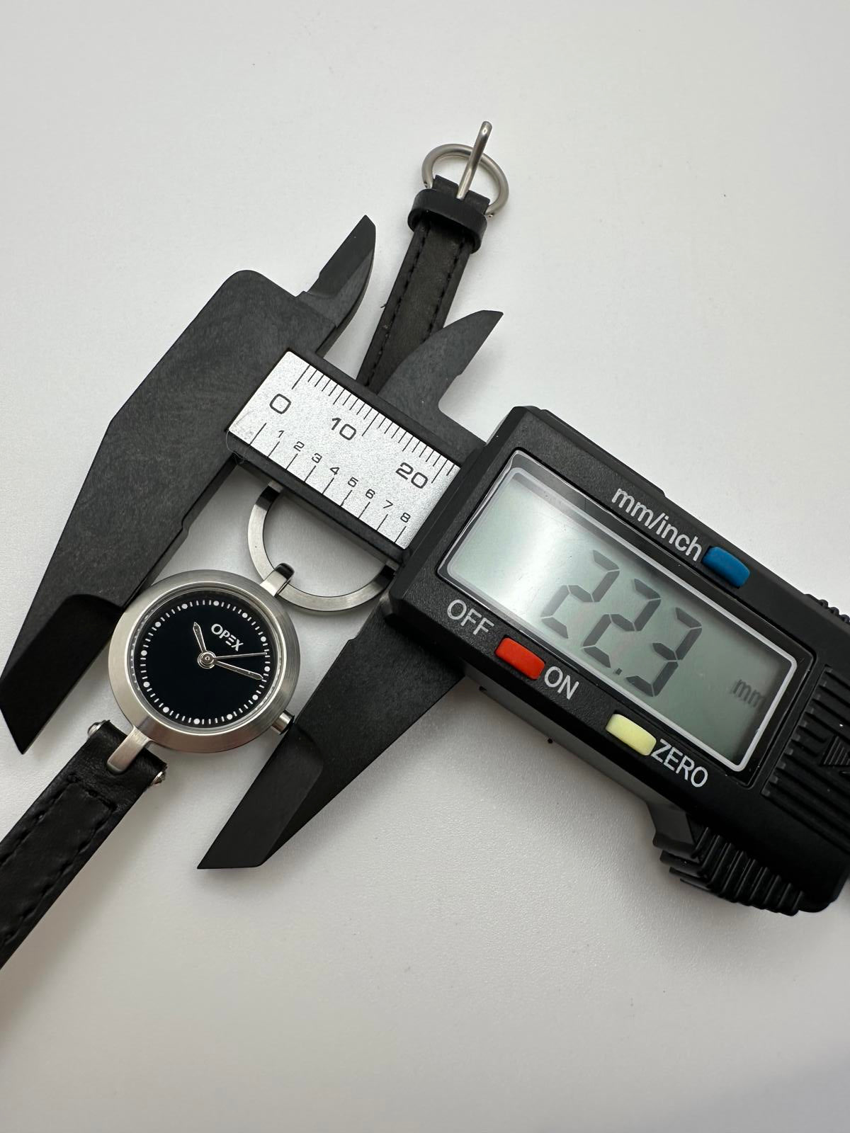 Opex Women’s 22mm Quartz Watch Black Dial Minimalist Stainless Steel