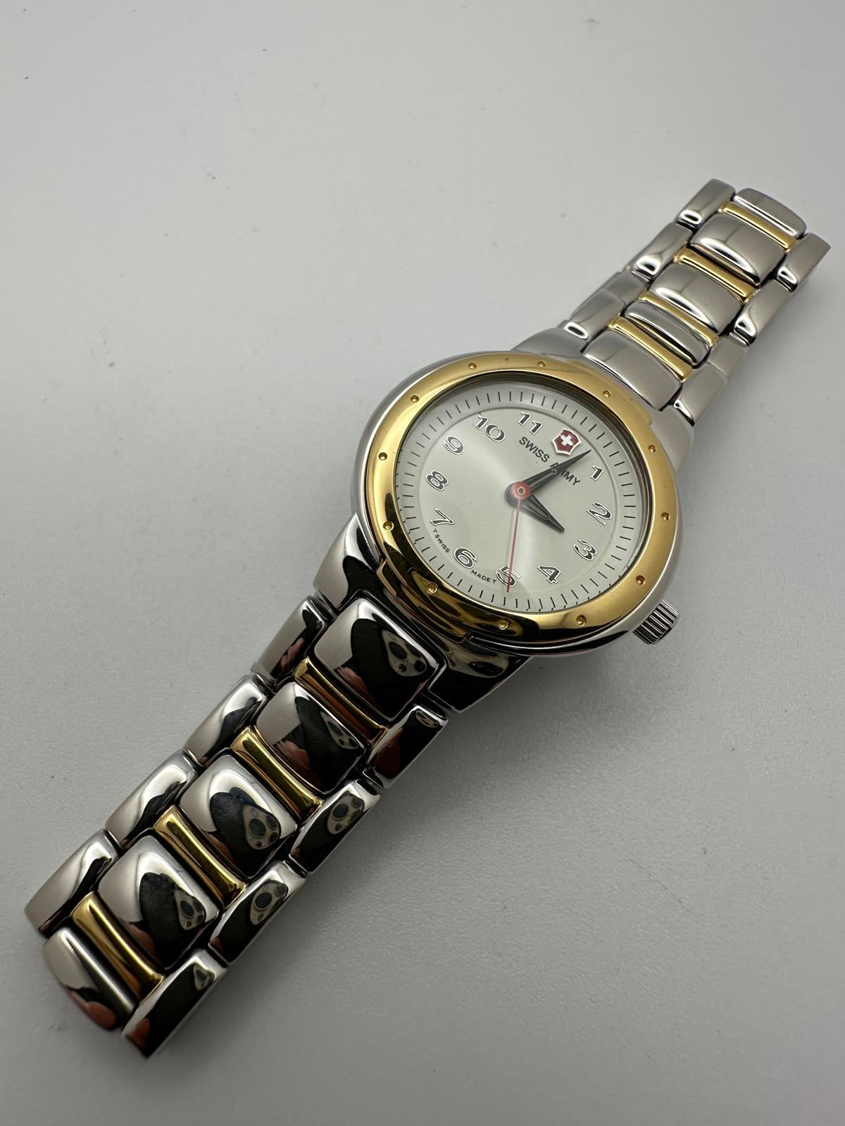 Swiss Army Women’s Two-Tone Quartz Watch 26mm – Swiss Made, Fresh Battery