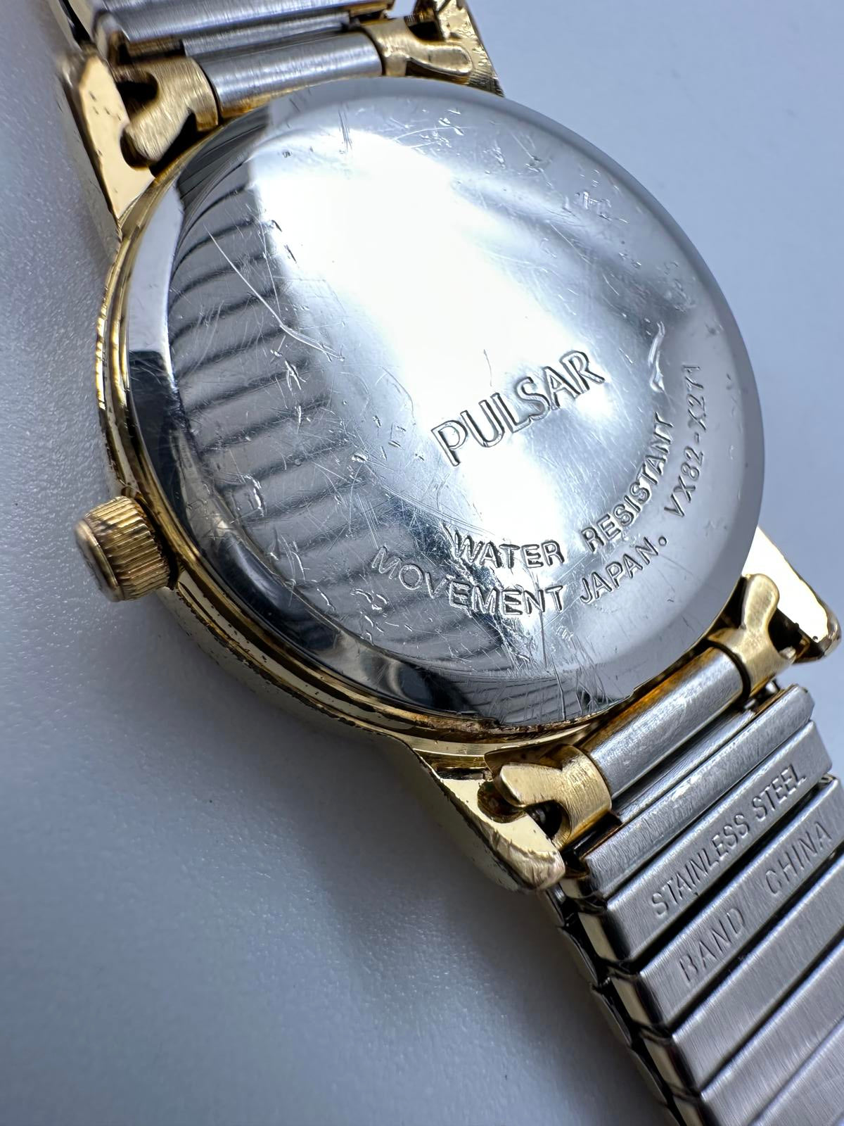 Pulsar Gold Women’s Watch 25mm Fresh Battery Date Window Japan Movement